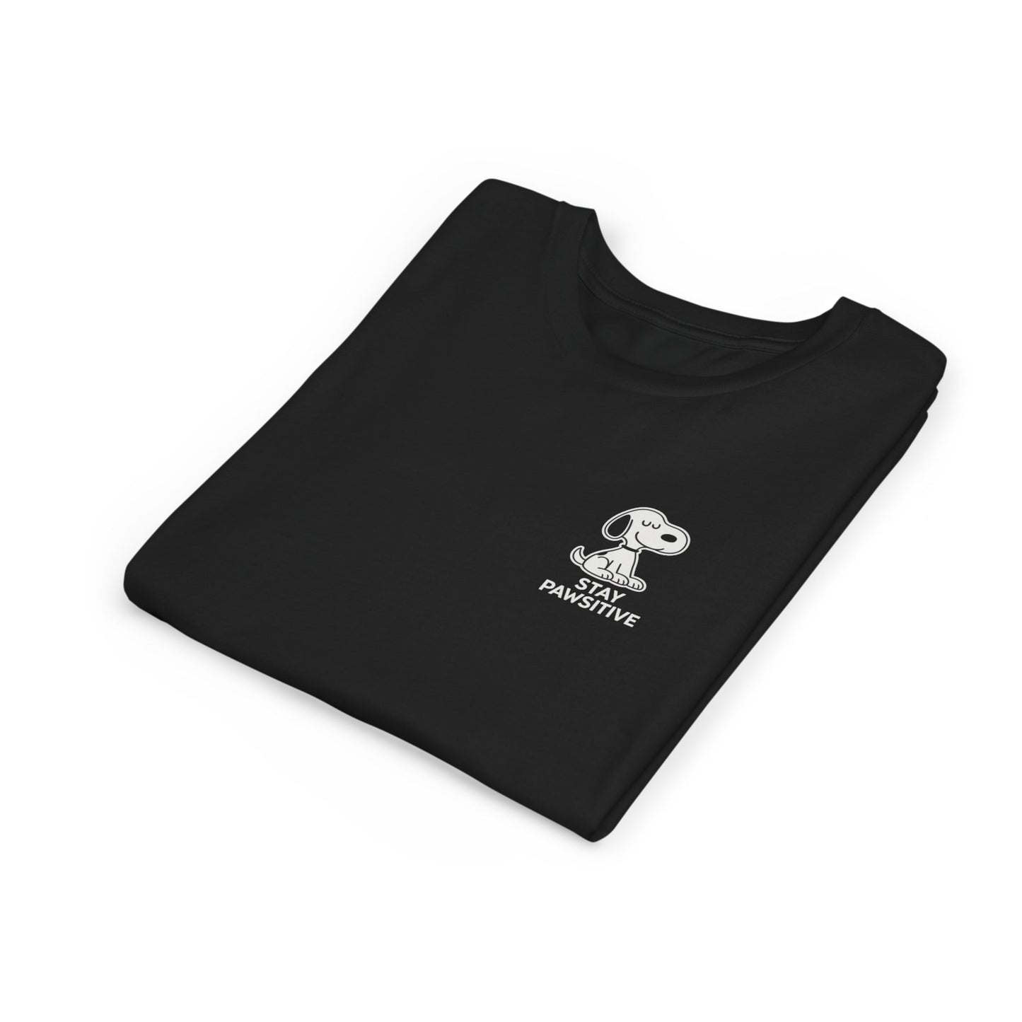 Youth Short Sleeve Tee with Stay Positive Design, Cool Kids Shirt, Motivational Gift, Back to School Outfit, Trendy Graphic Tee