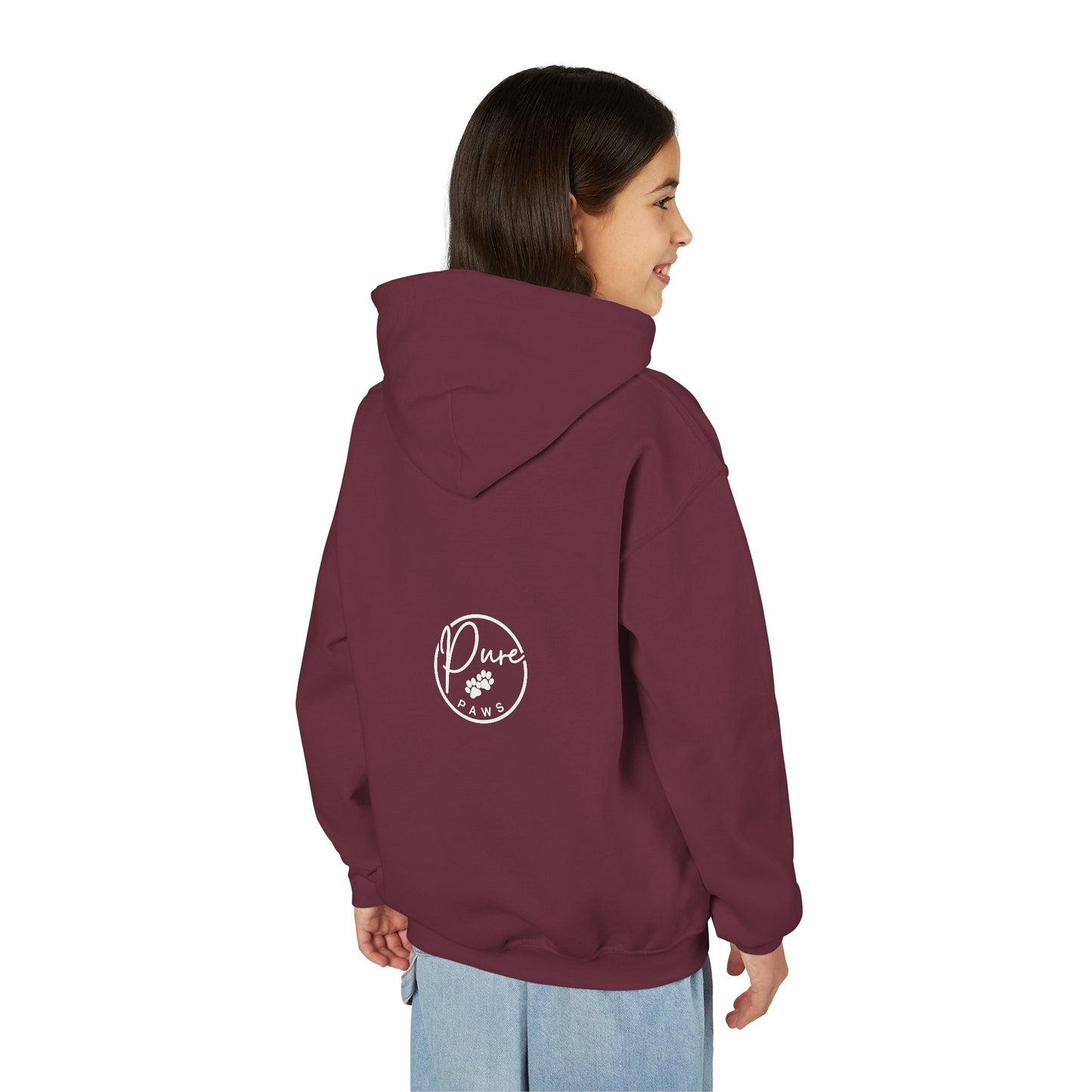 Kids Woof Mode Hoodie, Dog Lover Sweatshirt, Cute Pet Gift, Playful Pup Apparel, Comfy Kids Hoodie, Animal Lover Merch