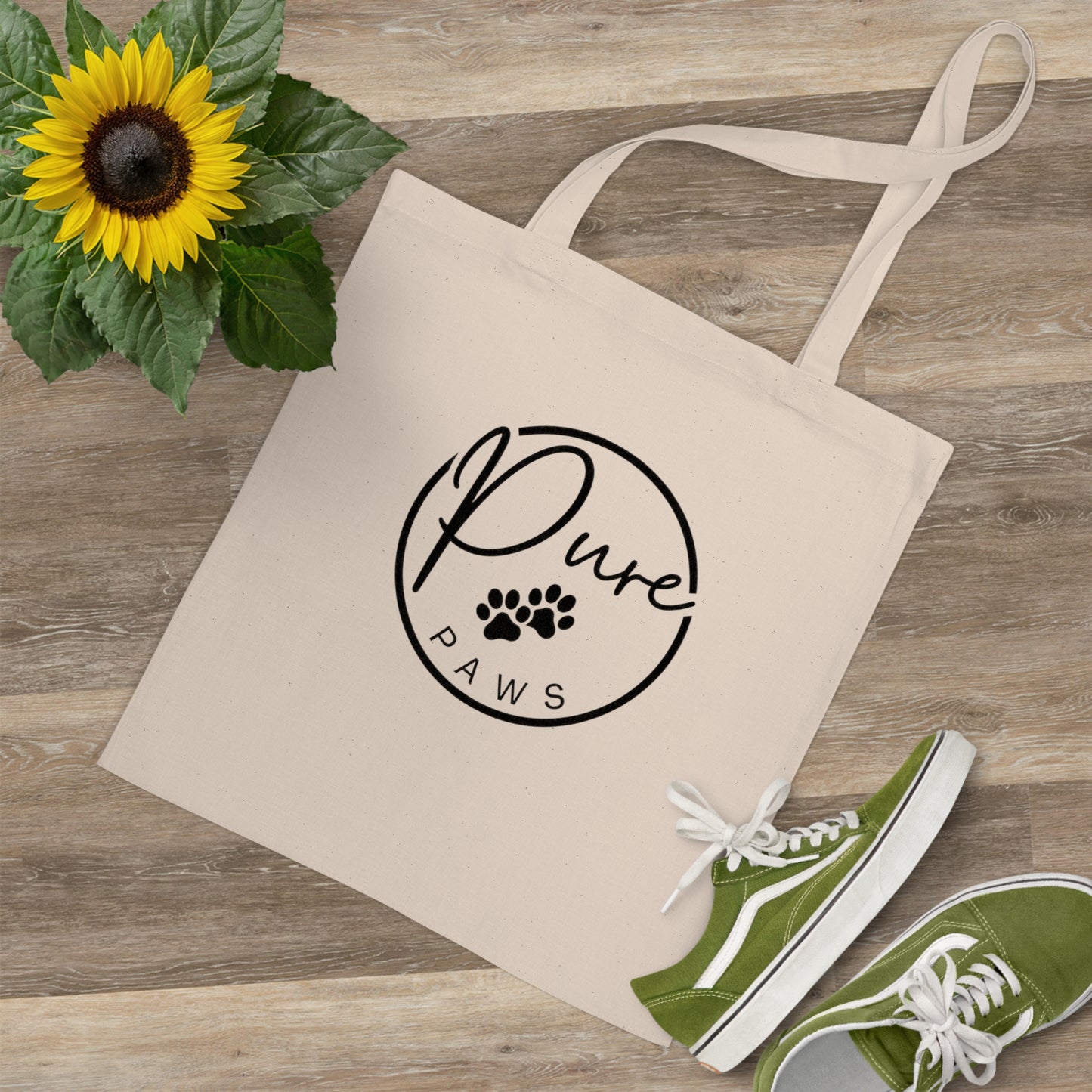 Pawsitive Vibes Tote Bag - Perfect for Pet Lovers, Eco-Friendly, Gift for Dog Owners, Shopping, Everyday Use