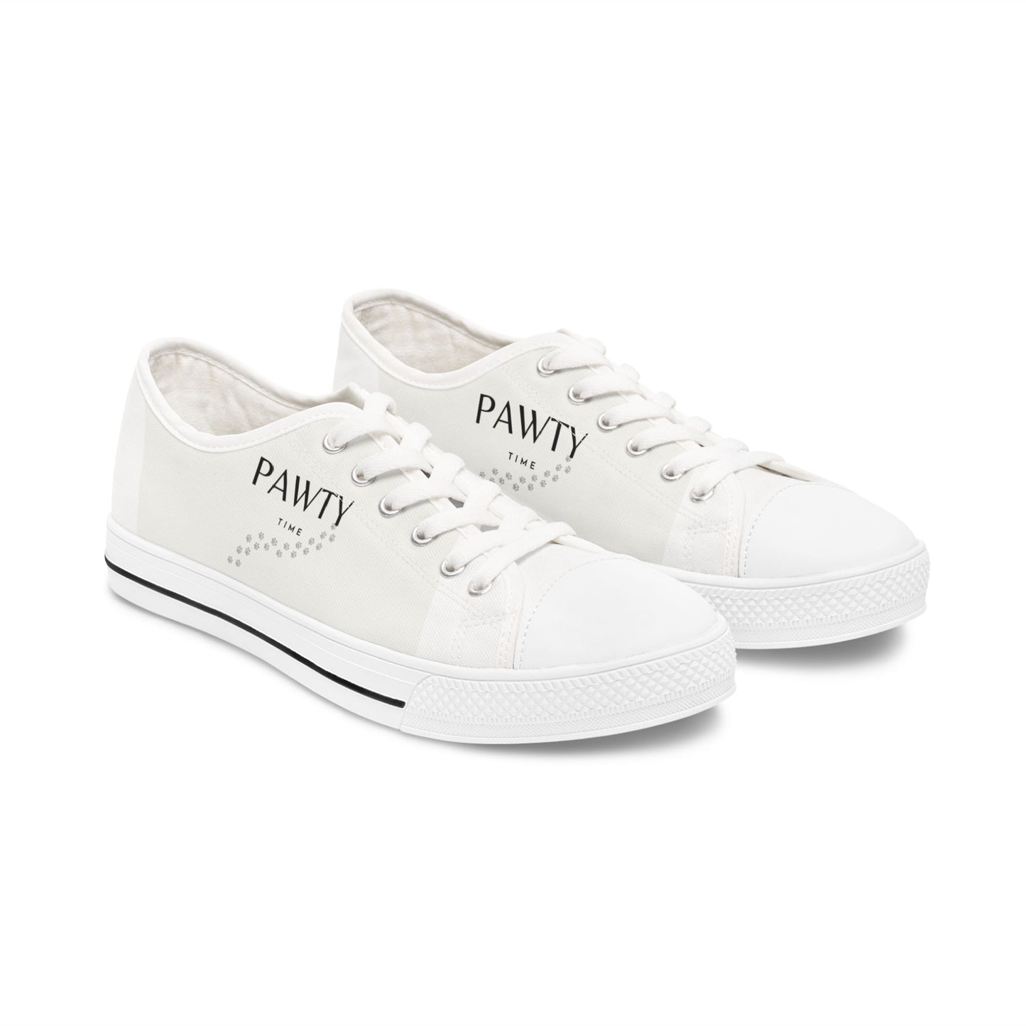 Low Top Sneakers - Cute Woman Pawty Time Shoes from PurePaws