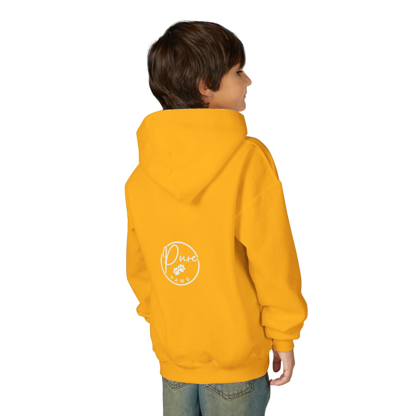 Kids Woof Mode Hoodie, Dog Lover Sweatshirt, Cute Pet Gift, Playful Pup Apparel, Comfy Kids Hoodie, Animal Lover Merch