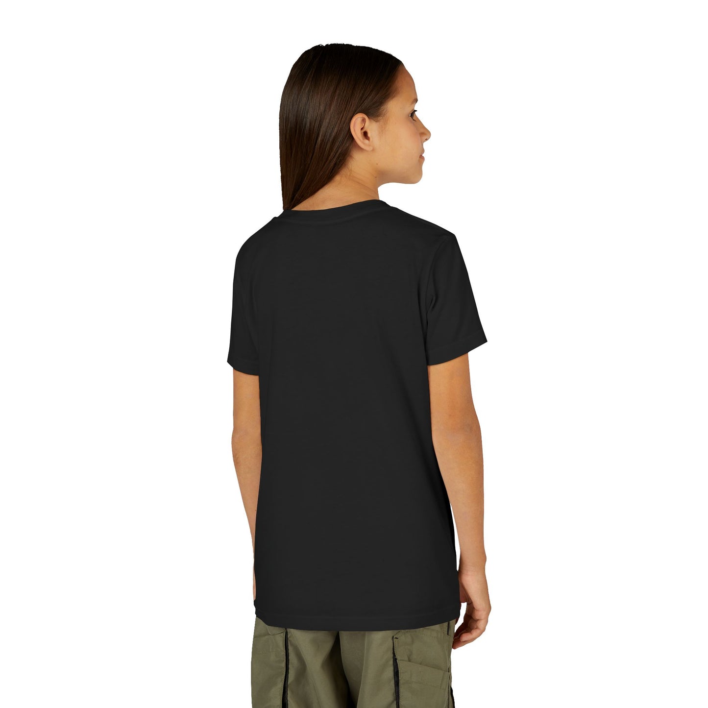 Youth Short Sleeve Tee with Stay Positive Design, Cool Kids Shirt, Motivational Gift, Back to School Outfit, Trendy Graphic Tee
