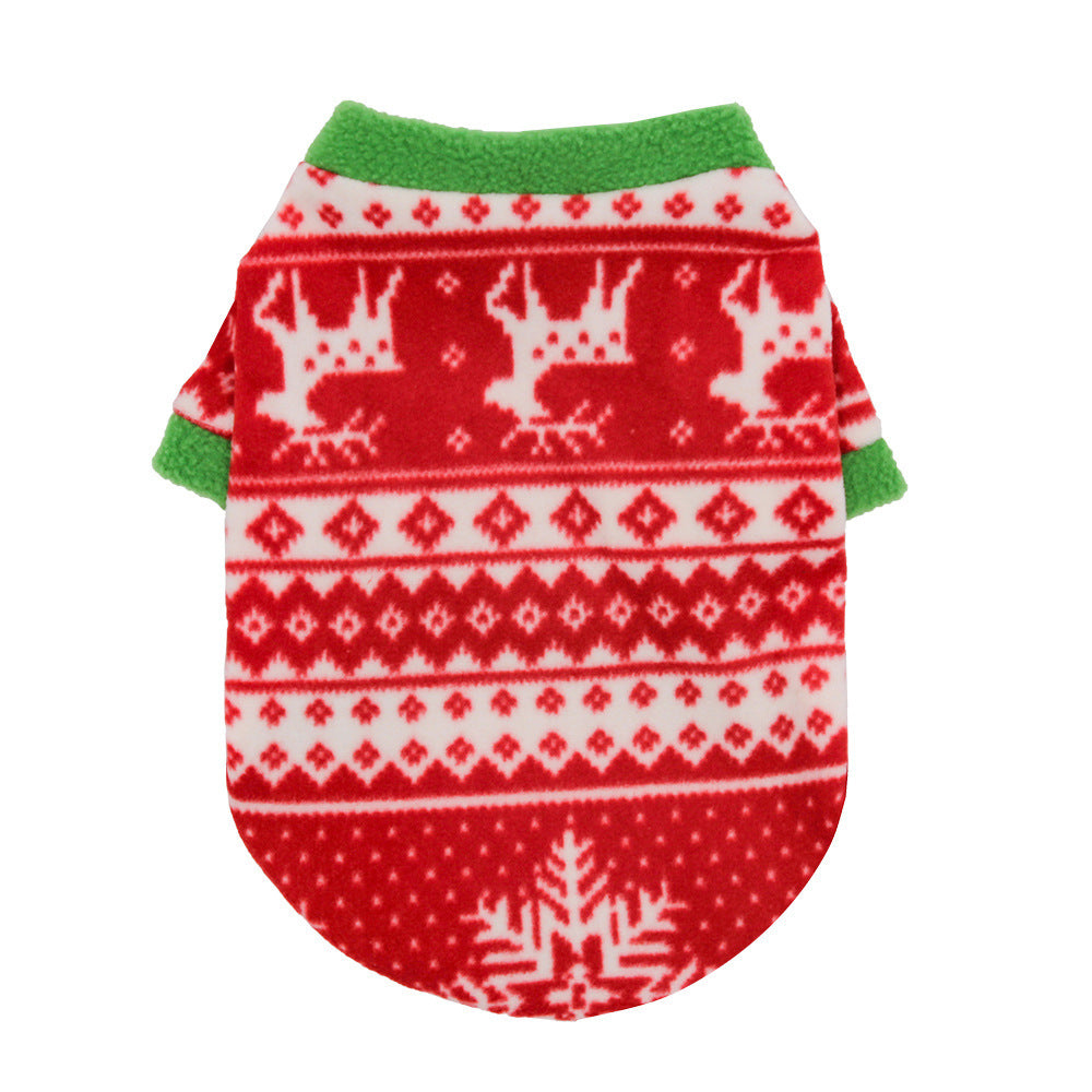 Christmas Dog Clothes Warm Fleece from PurePaws
