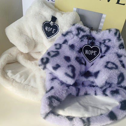 Winter Thick Plush Cat Warm Sweater from PurePaws