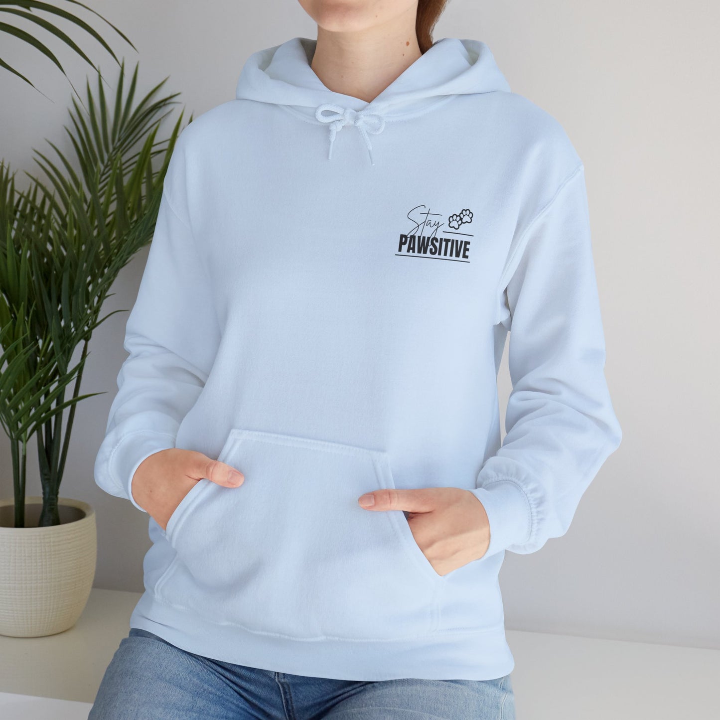 Pawsitive Vibes Unisex Hoodie, Pet Lover Gift, Dog Owner Apparel, Comfortable Sweatshirt, Animal Lover Hoodie, Cute Dog Sweatshirt