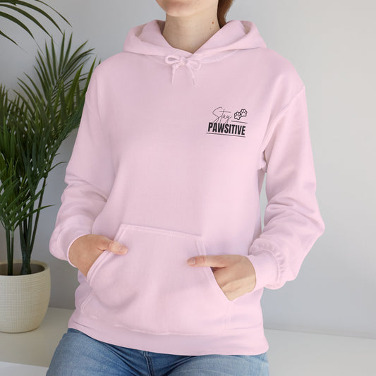 Pawsitive Vibes Unisex Hoodie, Pet Lover Gift, Dog Owner Apparel, Comfortable Sweatshirt, Animal Lover Hoodie, Cute Dog Sweatshirt