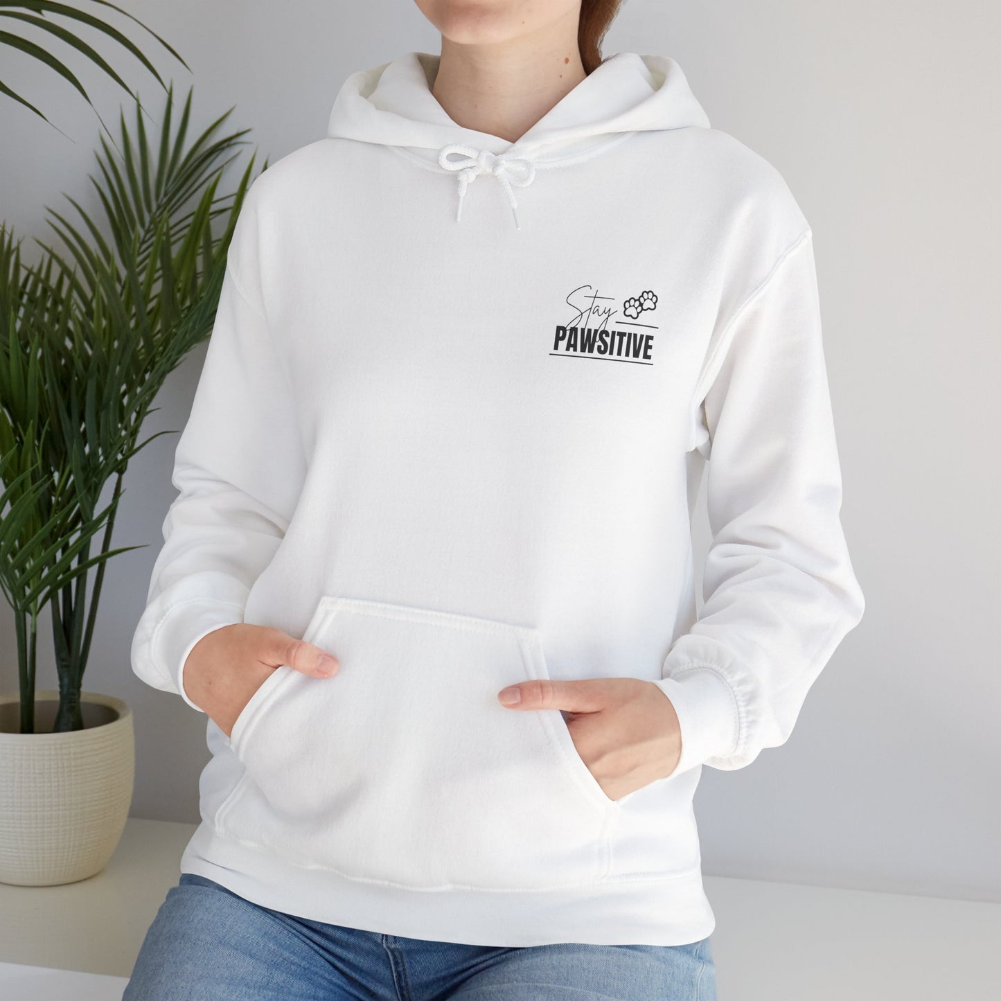 Pawsitive Vibes Unisex Hoodie, Pet Lover Gift, Dog Owner Apparel, Comfortable Sweatshirt, Animal Lover Hoodie, Cute Dog Sweatshirt
