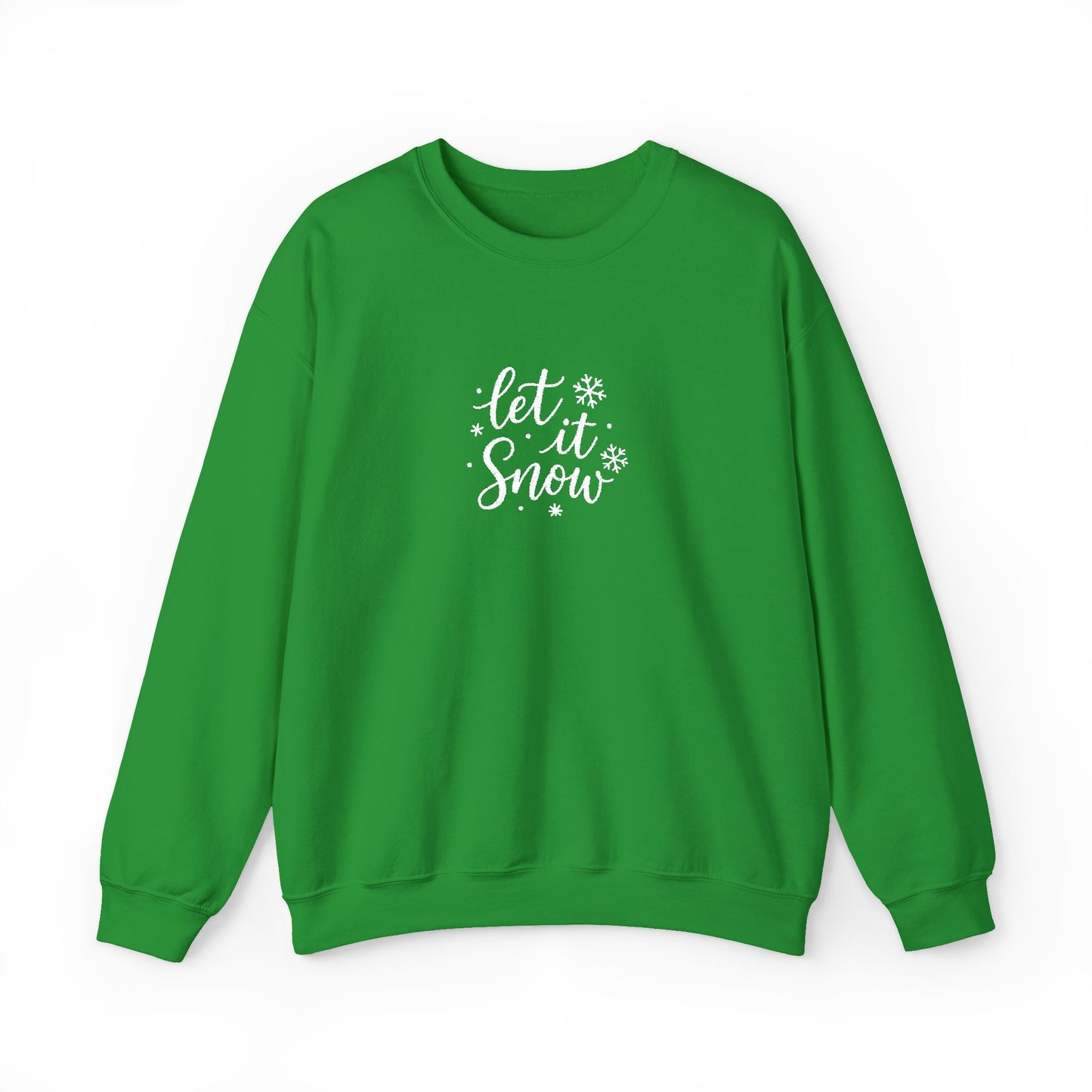 Christmas Crewneck Sweatshirt - Cute 'Let it Snow' Design by PurePaws