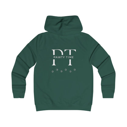College Hoodie - Pawty Time Paw Print Design