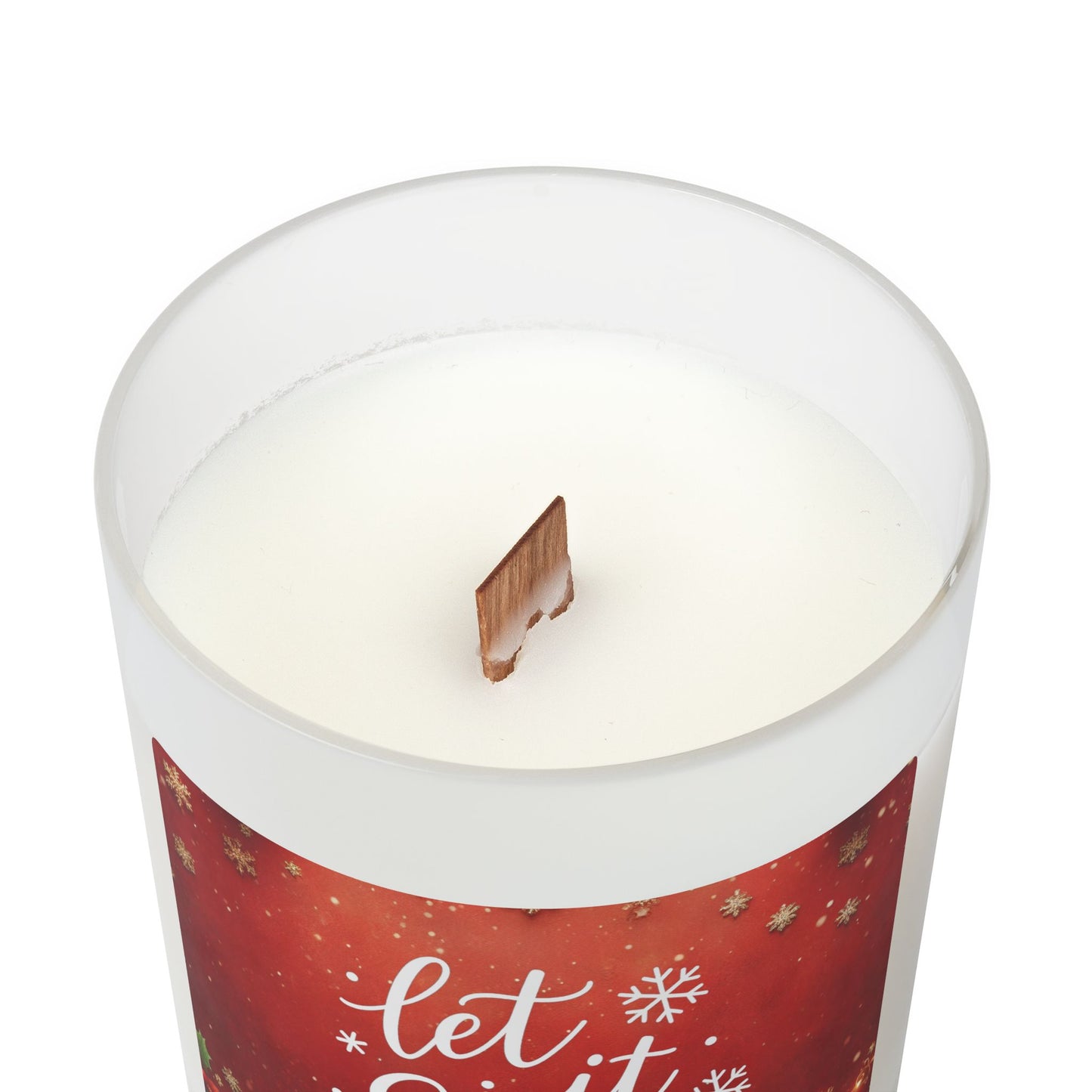 Winter Wonderland Candle, Holiday Gift, Festive Decoration, Home Fragrance, Let it Snow Design