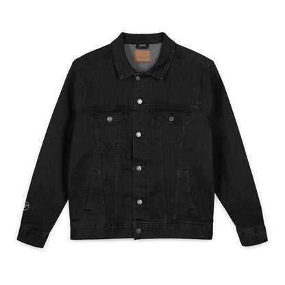 Embroidered Denim Jacket - Neutral Unisex Pawefct Day Design / Jeansjacke