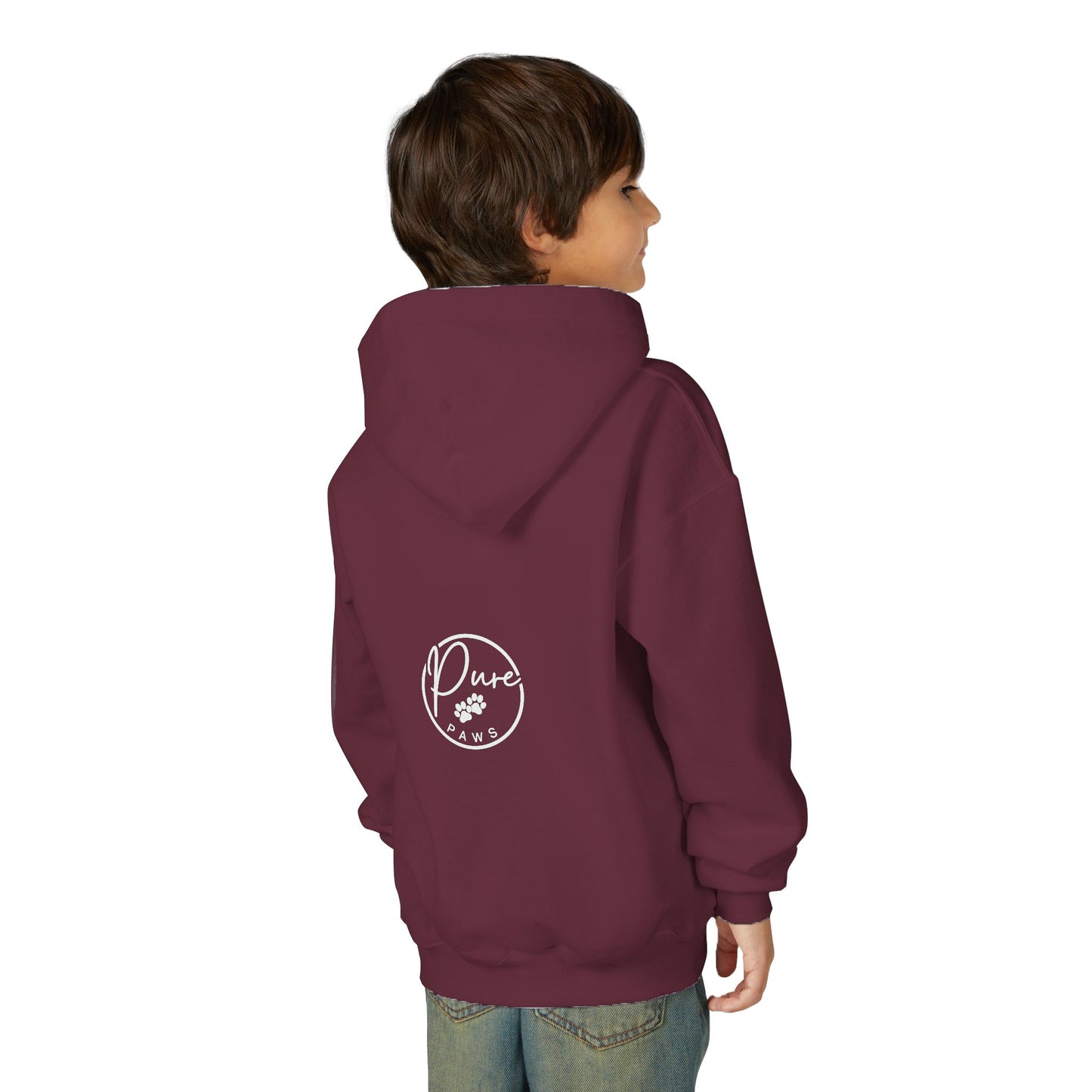 Kids Woof Mode Hoodie, Dog Lover Sweatshirt, Cute Pet Gift, Playful Pup Apparel, Comfy Kids Hoodie, Animal Lover Merch