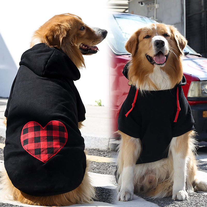 Autumn And Winter Small Medium And Large Dogs Love Plaid Dog Clothes from PurePaws