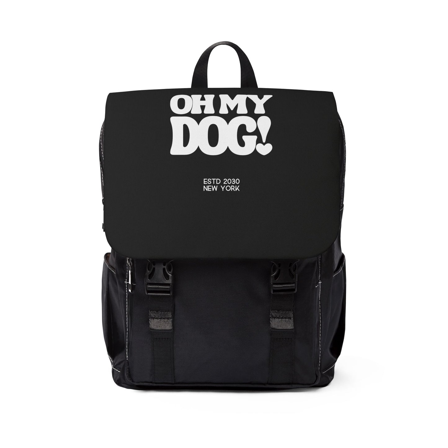 Funny Dog Lover Shoulder Backpack - Casual Bag for Pet Owners, Unisex Tote, Gift for Dog Lovers, Everyday Use, Stylish Pet Accessory