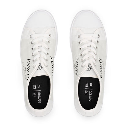 Low Top Sneakers - Cute Woman Pawty Time Shoes from PurePaws