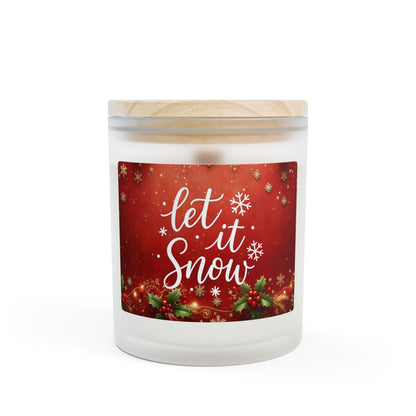 Winter Wonderland Candle, Holiday Gift, Festive Decoration, Home Fragrance, Let it Snow Design