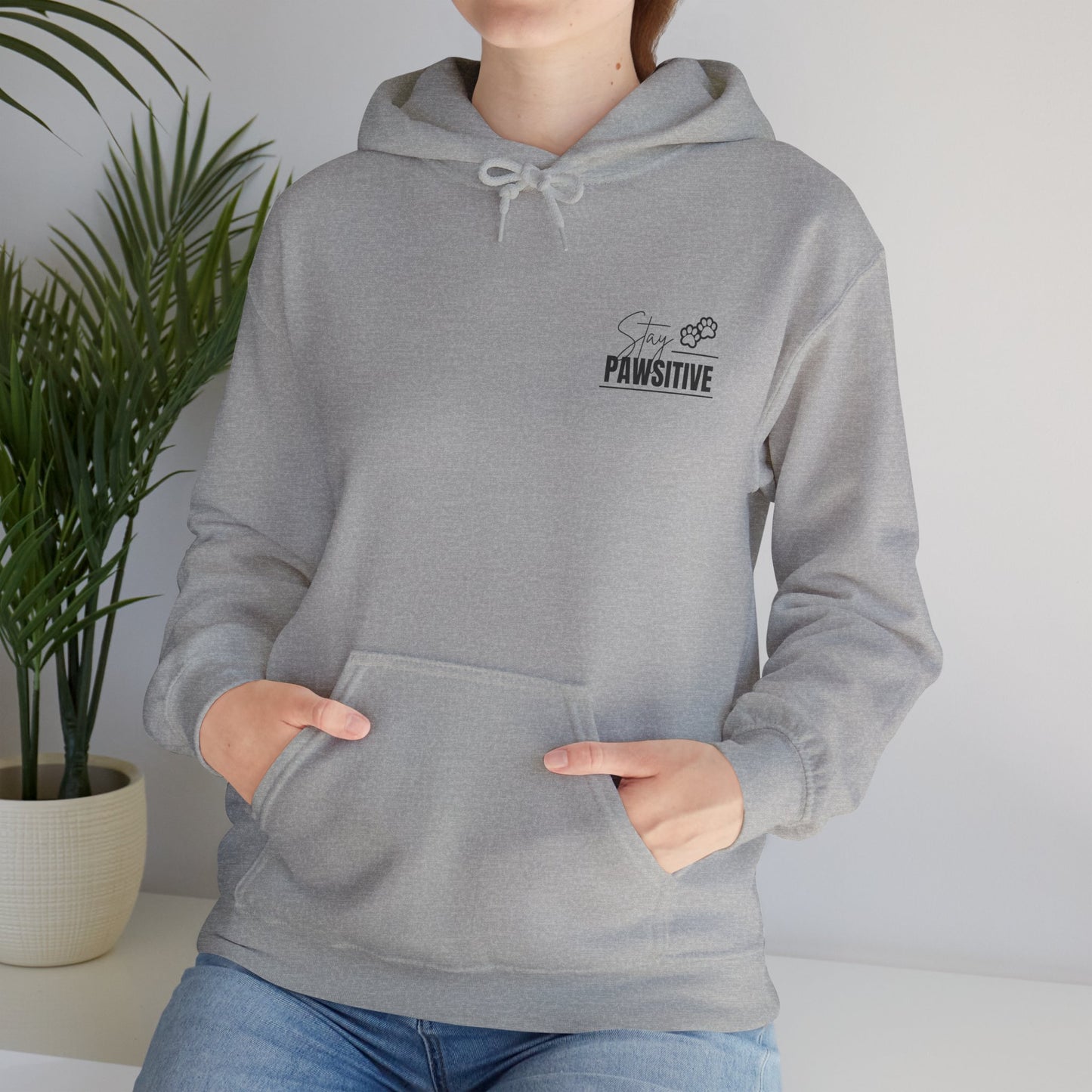 Pawsitive Vibes Unisex Hoodie, Pet Lover Gift, Dog Owner Apparel, Comfortable Sweatshirt, Animal Lover Hoodie, Cute Dog Sweatshirt