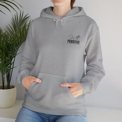 Pawsitive Vibes Unisex Hoodie, Pet Lover Gift, Dog Owner Apparel, Comfortable Sweatshirt, Animal Lover Hoodie, Cute Dog Sweatshirt