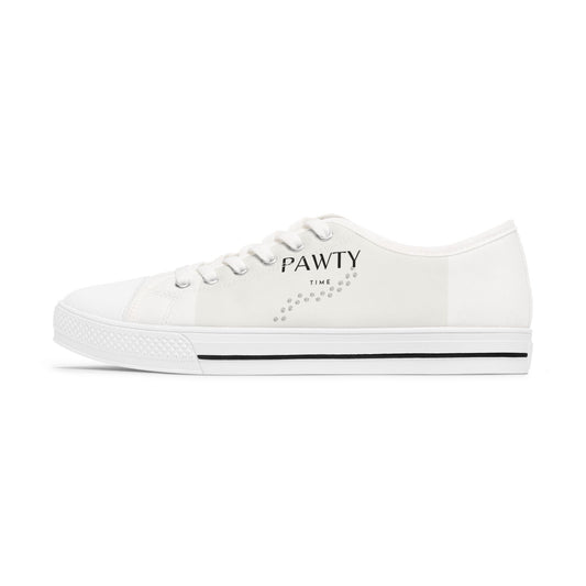 Low Top Sneakers - Cute Woman Pawty Time Shoes from PurePaws