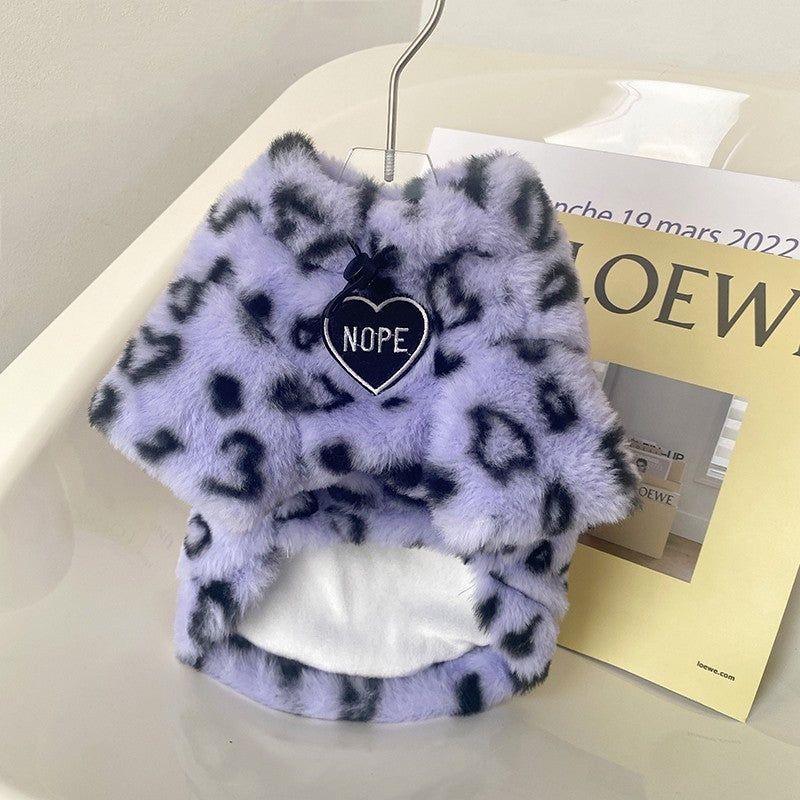 Winter Thick Plush Cat Warm Sweater from PurePaws
