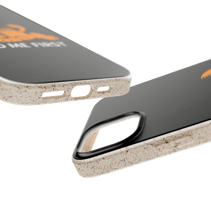 Biodegradable Phone Cases with 'Feed Me First' Design, Eco-Friendly Accessories, Cat Lovers Gift, Funny Phone Supply, Sustainable Case