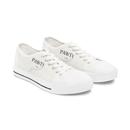 Low Top Sneakers - Cute Woman Pawty Time Shoes from PurePaws