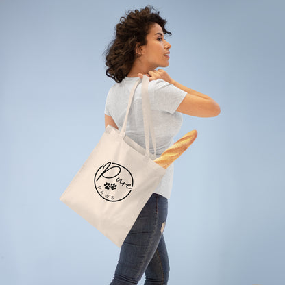 Pawsitive Vibes Tote Bag - Perfect for Pet Lovers, Eco-Friendly, Gift for Dog Owners, Shopping, Everyday Use