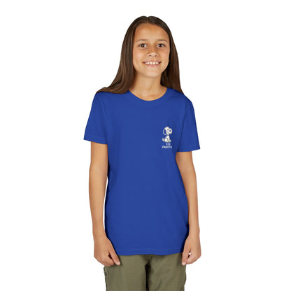 Youth Short Sleeve Tee with Stay Positive Design, Cool Kids Shirt, Motivational Gift, Back to School Outfit, Trendy Graphic Tee