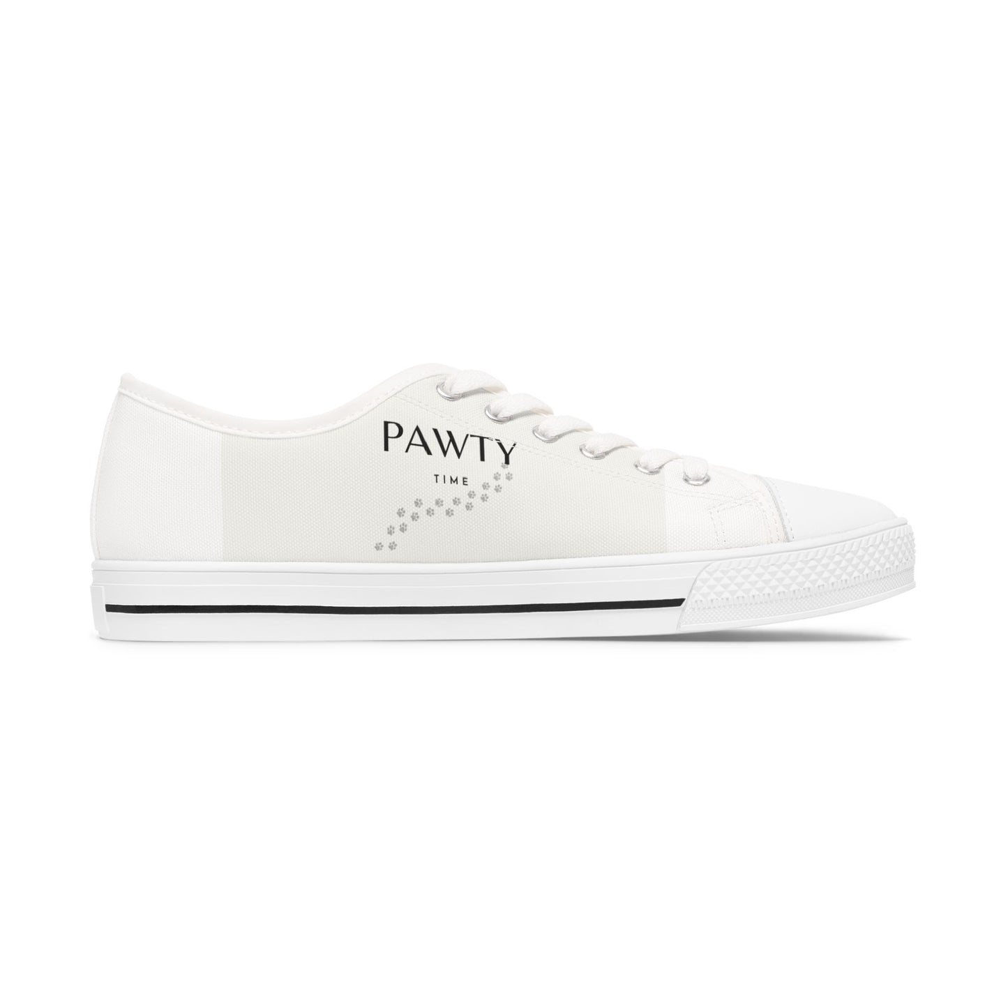 Low Top Sneakers - Cute Woman Pawty Time Shoes from PurePaws