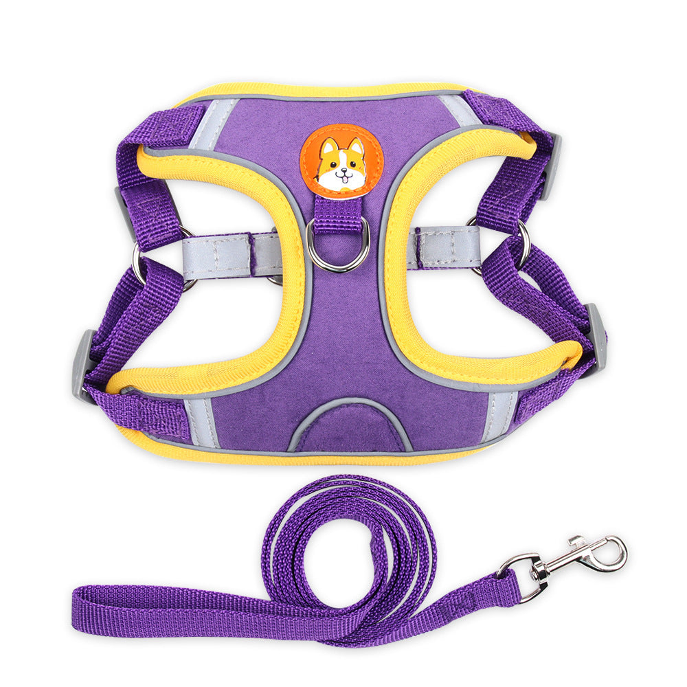 Dog Harness Cat Harness Reflective Dogs Leashs Soft Mesh Chest Strap from PurePaws