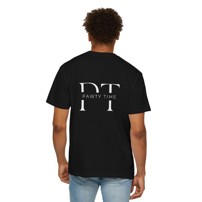 Pawty Time T-shirt for Men - Unisex Garment-Dyed Shirt from PurePaws