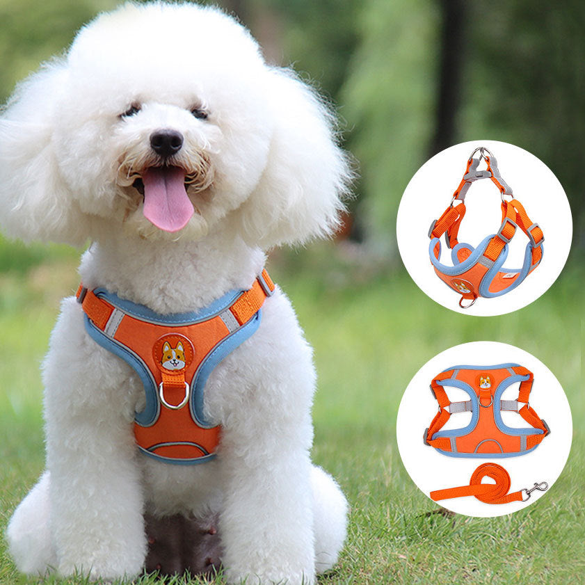 Dog Harness Cat Harness Reflective Dogs Leashs Soft Mesh Chest Strap from PurePaws