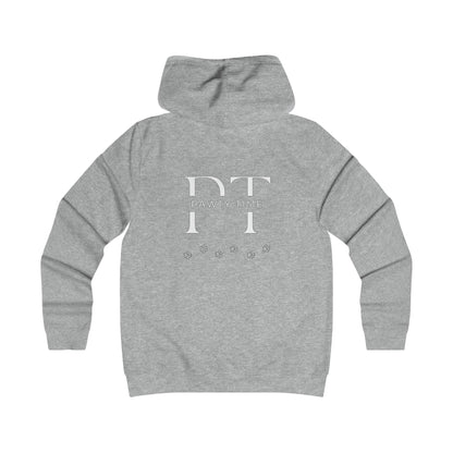 College Hoodie - Pawty Time Paw Print Design