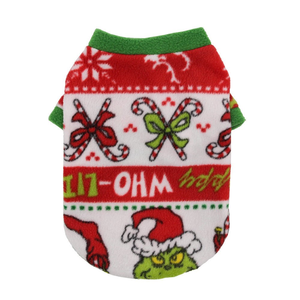 Christmas Dog Clothes Warm Fleece from PurePaws