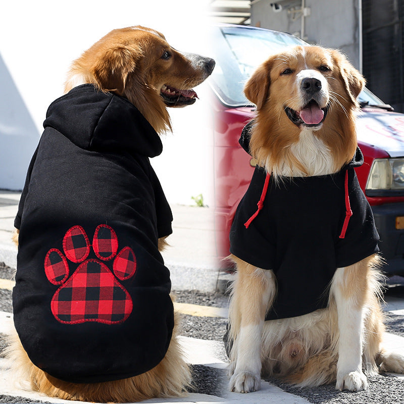 Autumn And Winter Small Medium And Large Dogs Love Plaid Dog Clothes from PurePaws