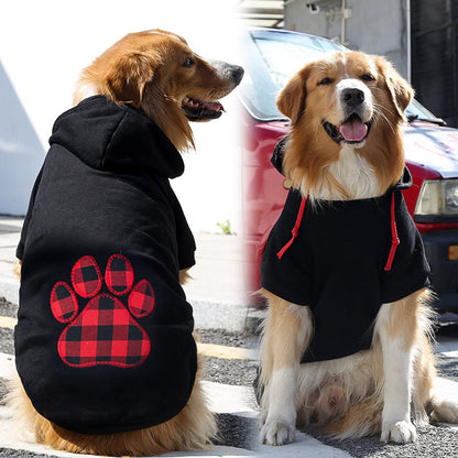 Autumn And Winter Small Medium And Large Dogs Love Plaid Dog Clothes from PurePaws