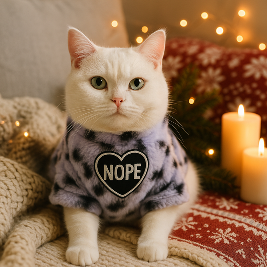 Winter Thick Plush Cat Warm Sweater from PurePaws