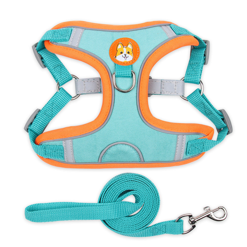 Dog Harness Cat Harness Reflective Dogs Leashs Soft Mesh Chest Strap from PurePaws