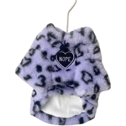 Winter Thick Plush Cat Warm Sweater from PurePaws