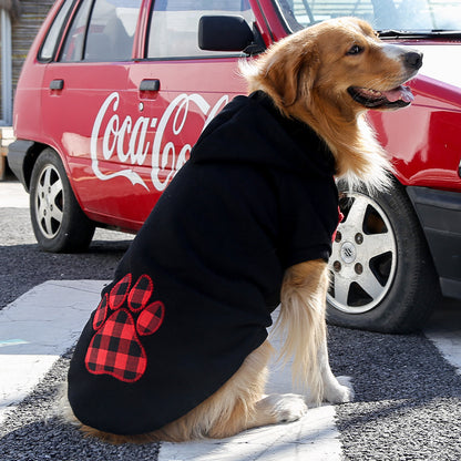 Autumn And Winter Small Medium And Large Dogs Love Plaid Dog Clothes from PurePaws